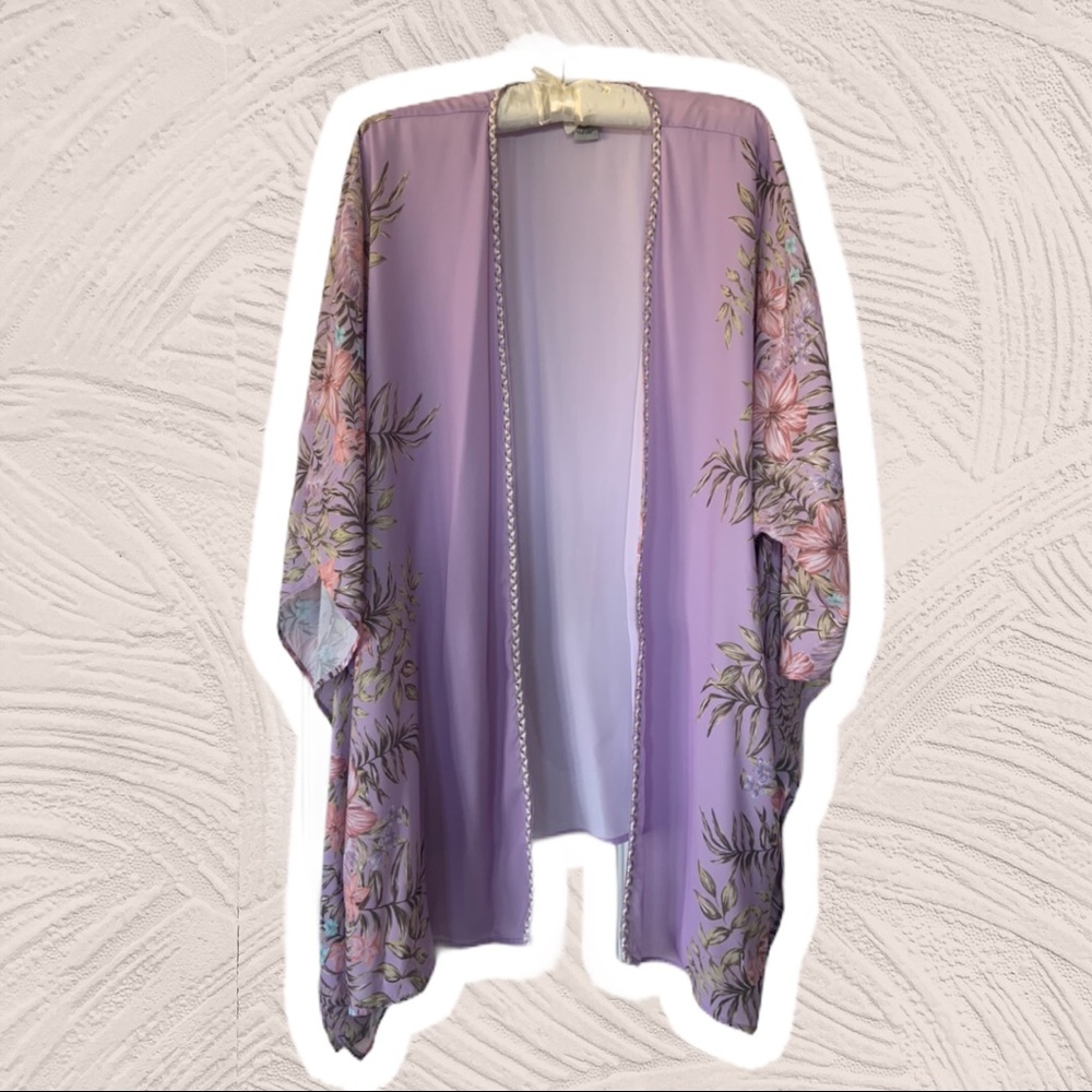 Catherine’s 2X Spring floral wrap